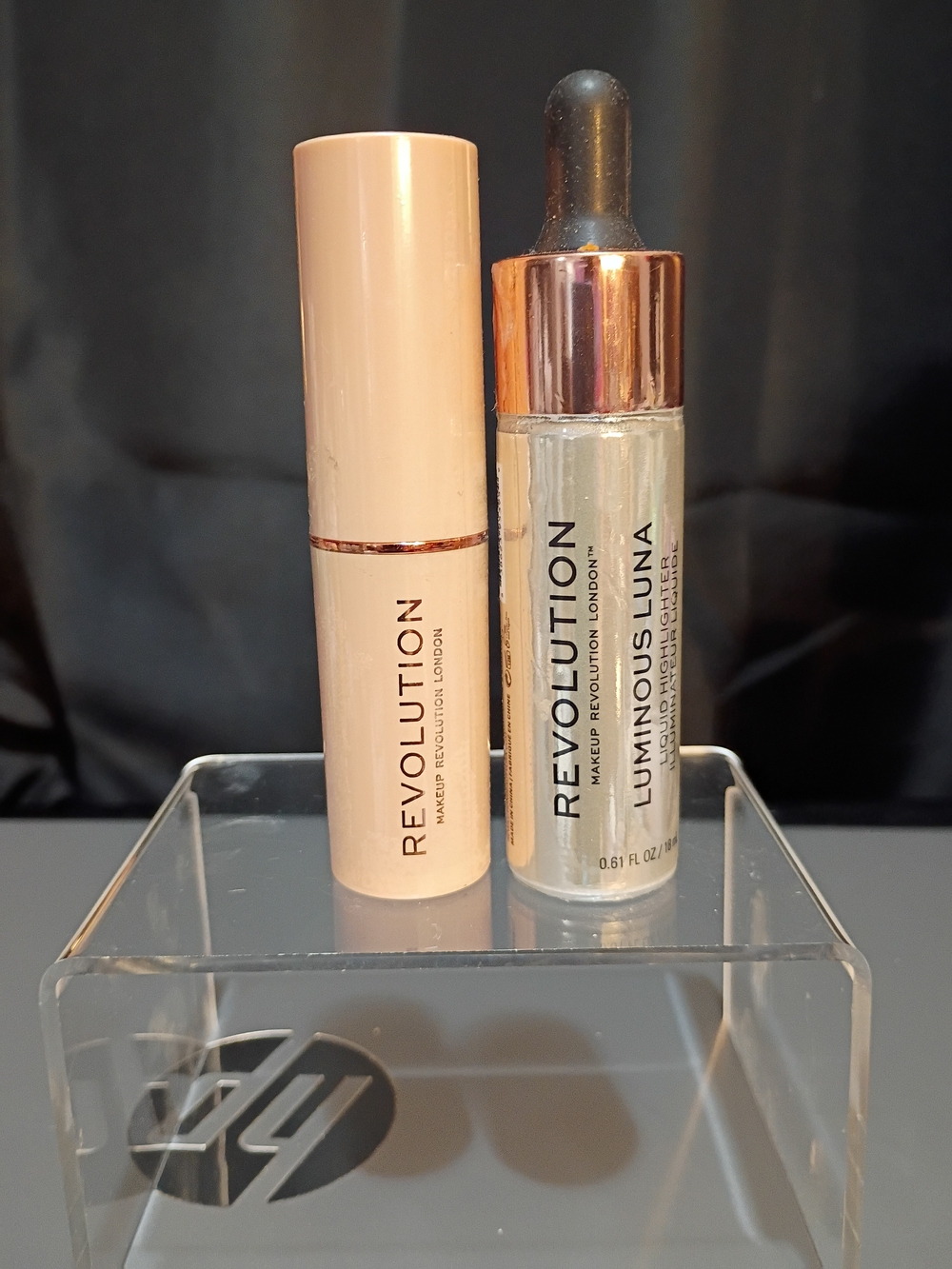 Revolution F3 Foundation Stick & Luminous Liquid Highlighter Duo  –